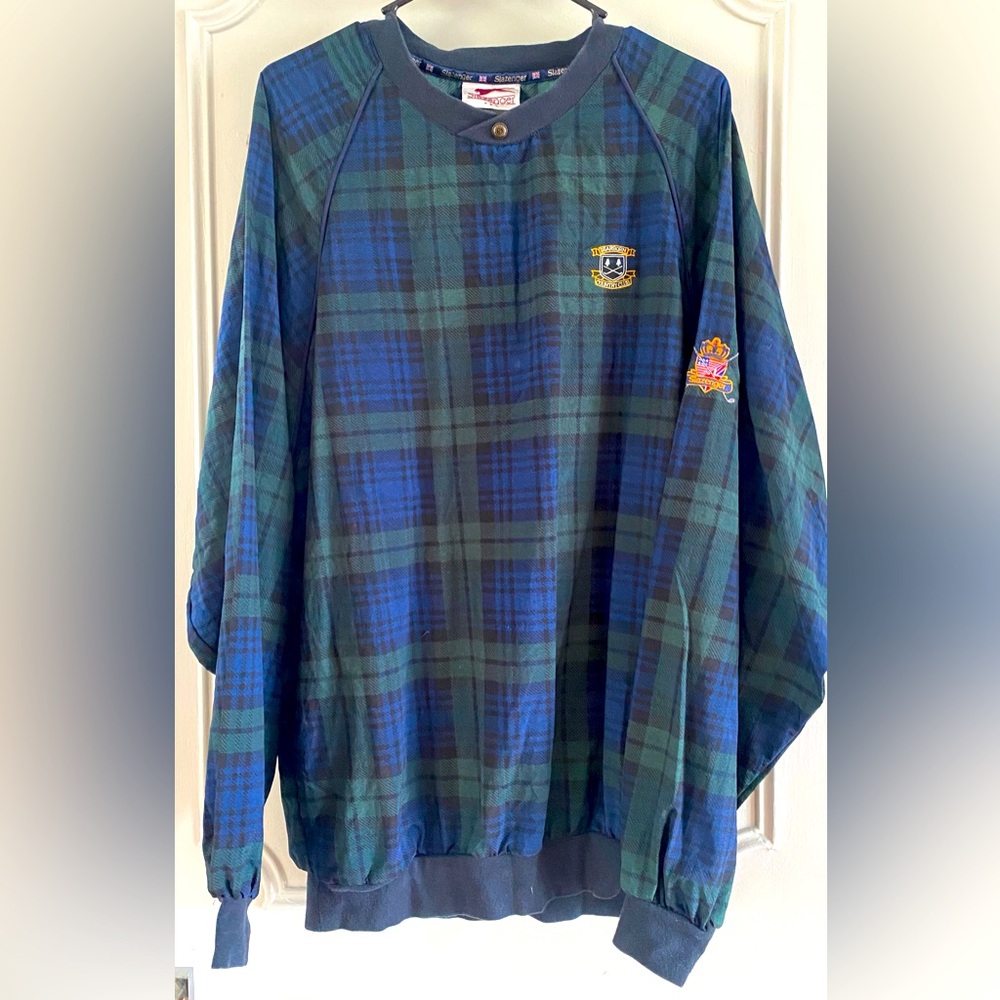 Slazenger Vintage Dearborn Country Club long sleeve golf pullover